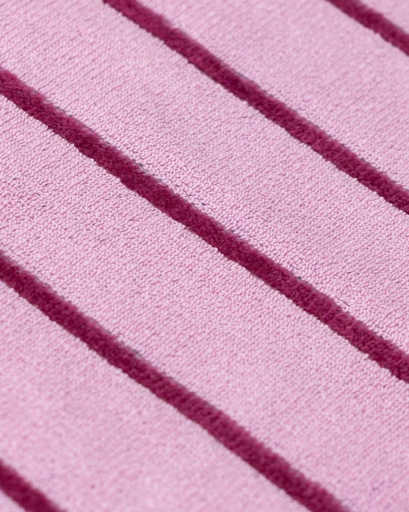 Pink striped Tarta Gelatina towel